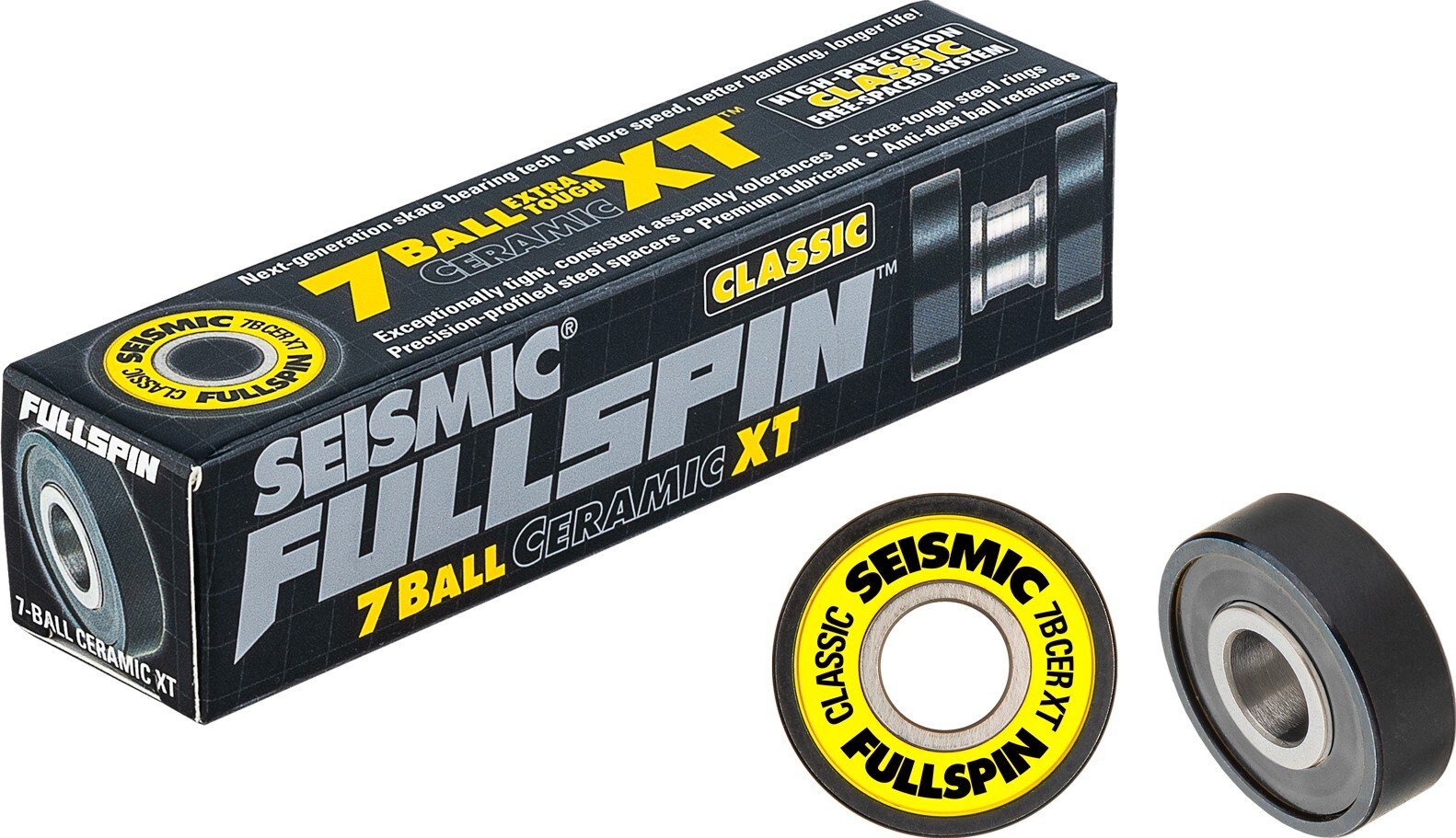Seismic - Fullspin 7-Ball Ceramic XT Classic Bearings - ložiska (8 kusů)