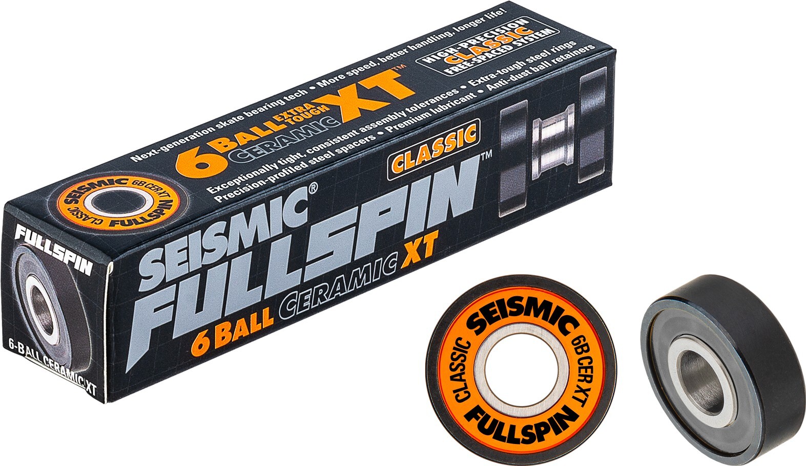 Seismic - Fullspin 6-Ball Ceramic XT Classic Bearings - ložiska (8 kusů)