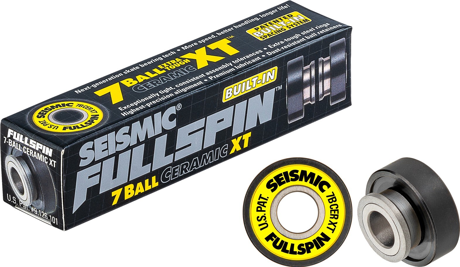 Seismic - Fullspin 7-Ball Ceramic XT Built-In Bearings - ložiska (8 kusů)