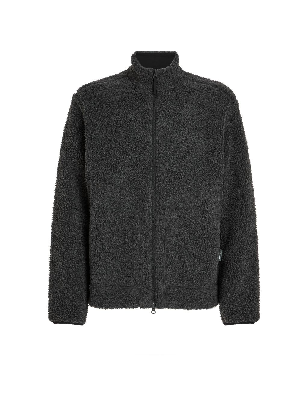 ICEBREAKER Mens 960 RealFleece High Pile LS Zip, Jet Heather/Black velikost: M