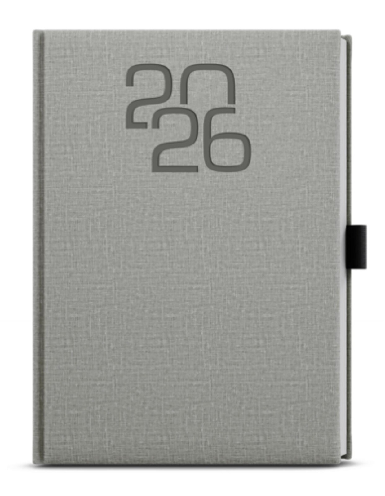 Týdenní diář 2025 Fabric - A5, šedý