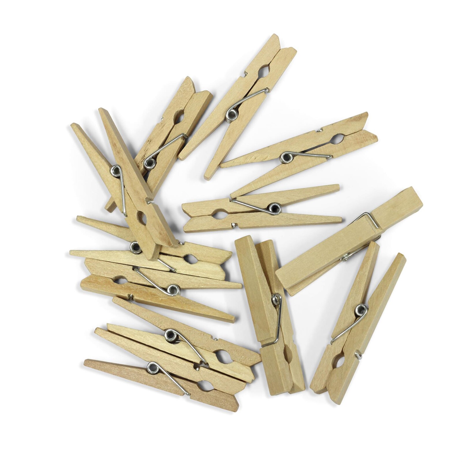 Galeria Papieru Dekorační kolíčky dřevěné - 47 mm, přírodní, 12 ks