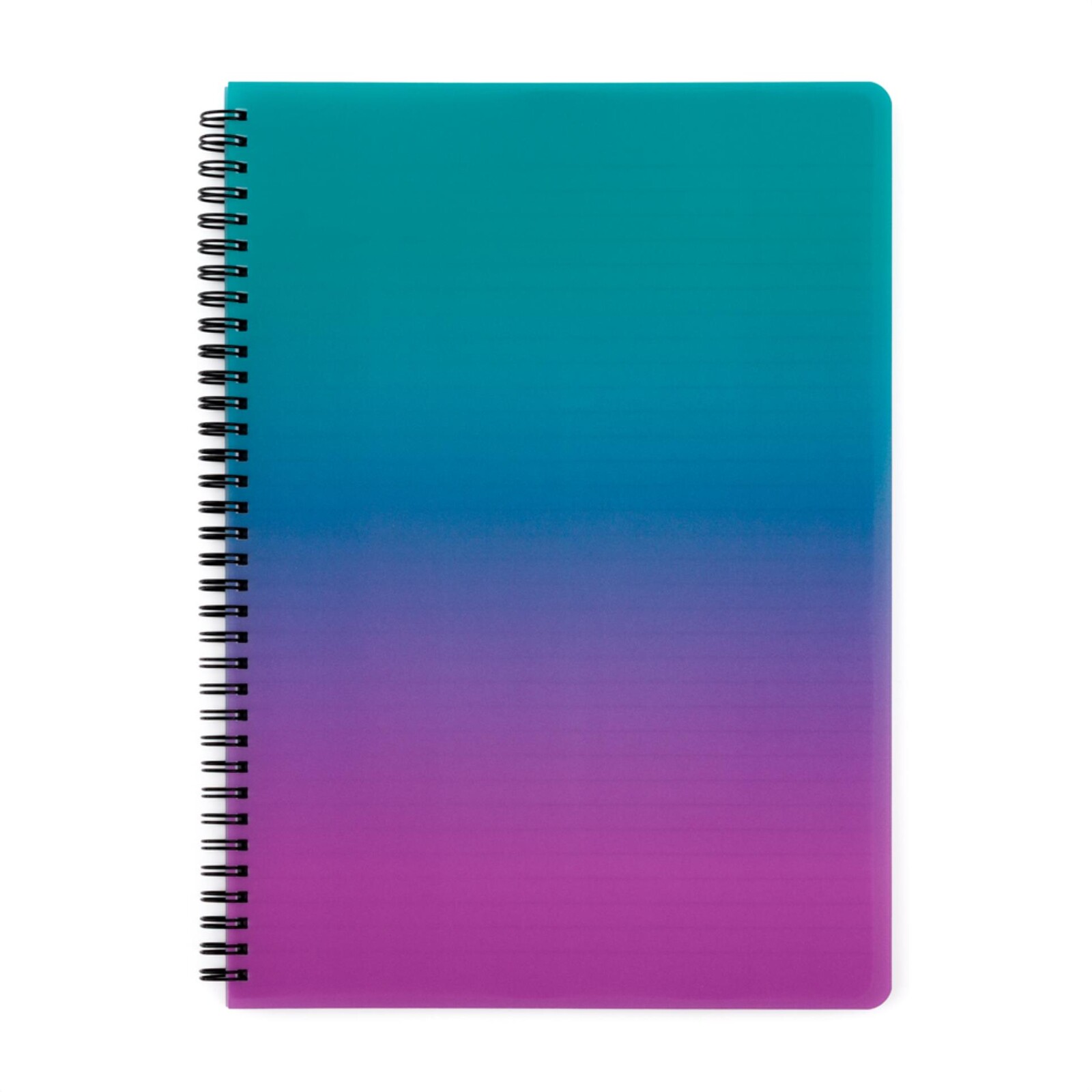 Kroužkový blok Twin Wire Ombre - A4, linkovaný, růžový, 60 listů