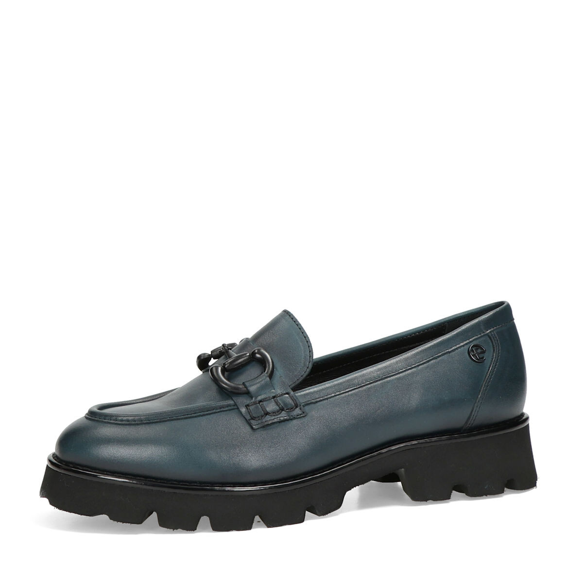 ETIMEĒ dámské kožené polobotky - tmavomodré - 36