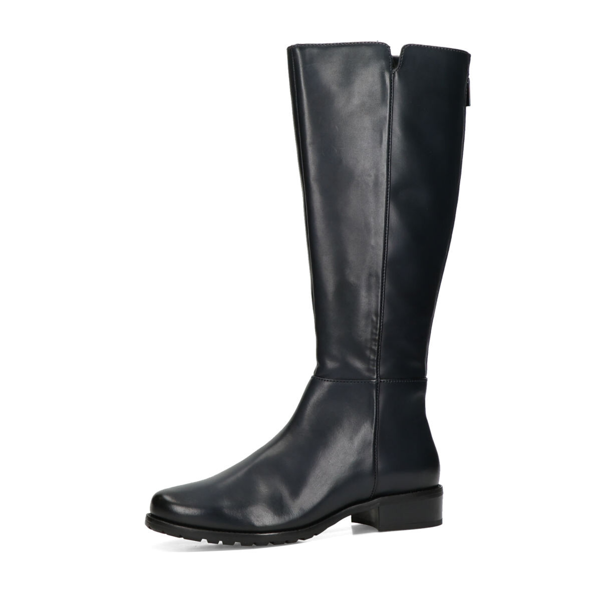 Josef Seibel dámské kožené kozačky - tmavomodré - 36