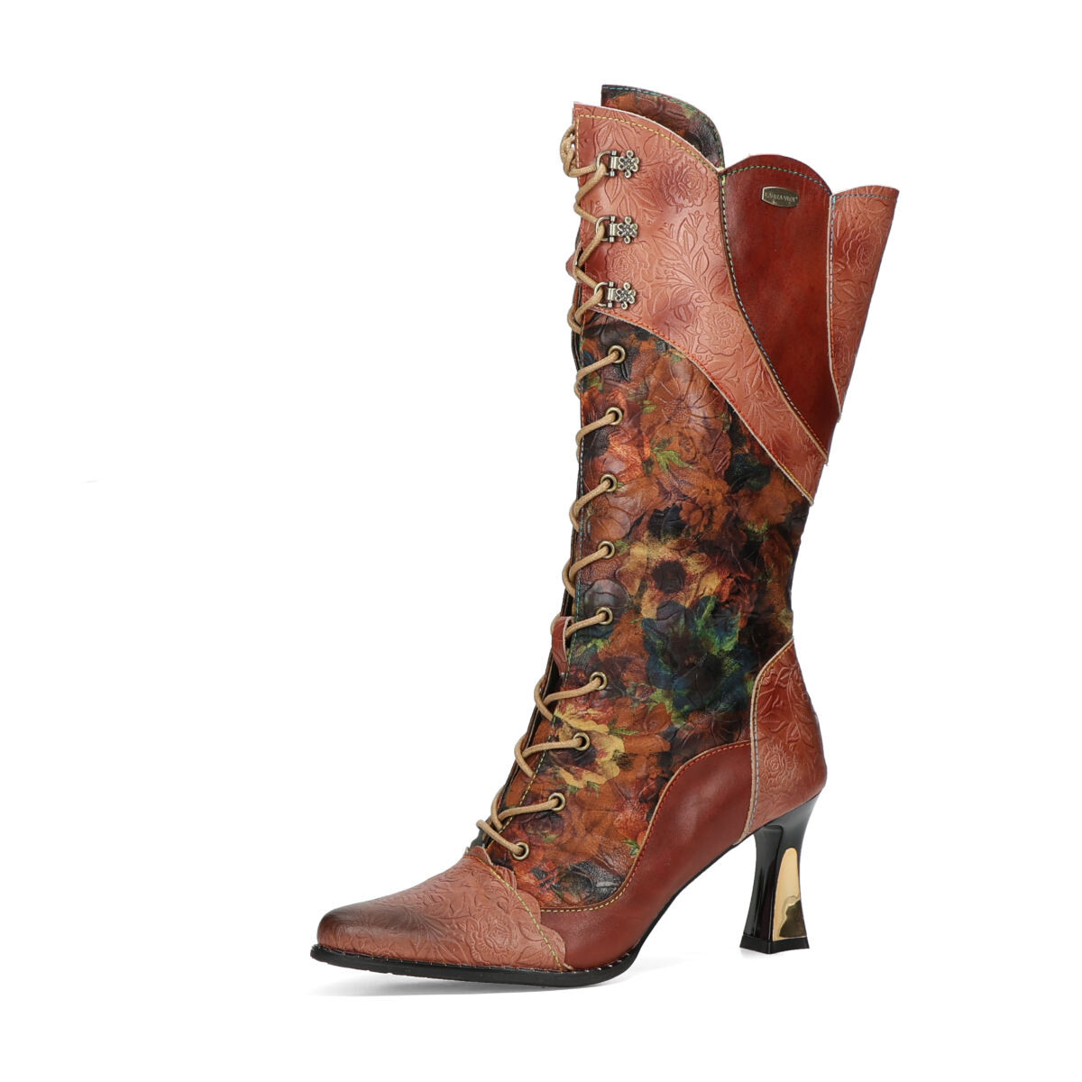 Laura Vita dámské kožené kozačky - vícebarevné - 36