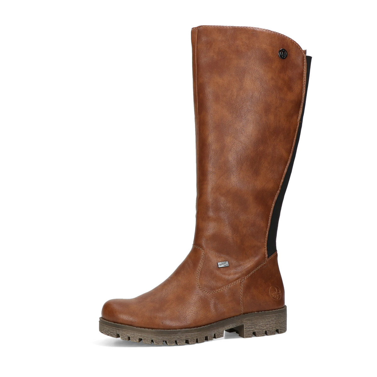 Rieker dámské zimní kozačky na zip - hnědé - 36