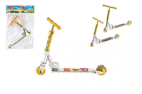 Teddies Koloběžka prstová plast 10cm mix druhů