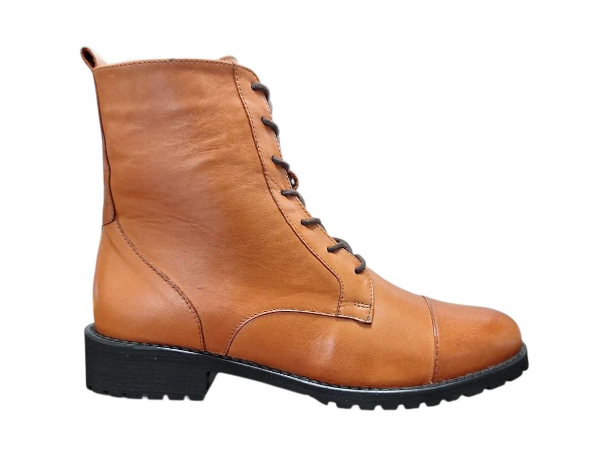 Wild 077-46498 Dámské celokožené kotníkové boty rust 36