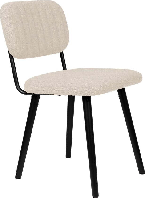 Krémová jídelní židle Jake – White Label