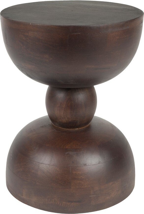 Kulatý odkládací stolek z mangového dřeva ø 30 cm Izzy – White Label