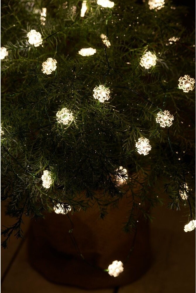 Světelný LED řetěz Sirius Nynne Green, délka 390 cm