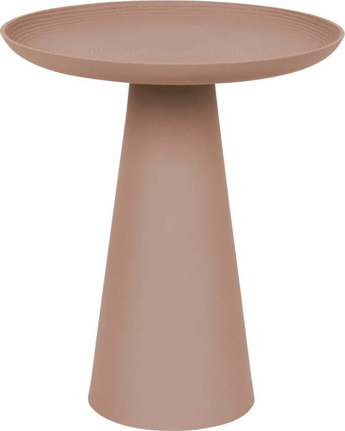 Kovový kulatý odkládací stolek ø 39,5 cm Ringar – White Label