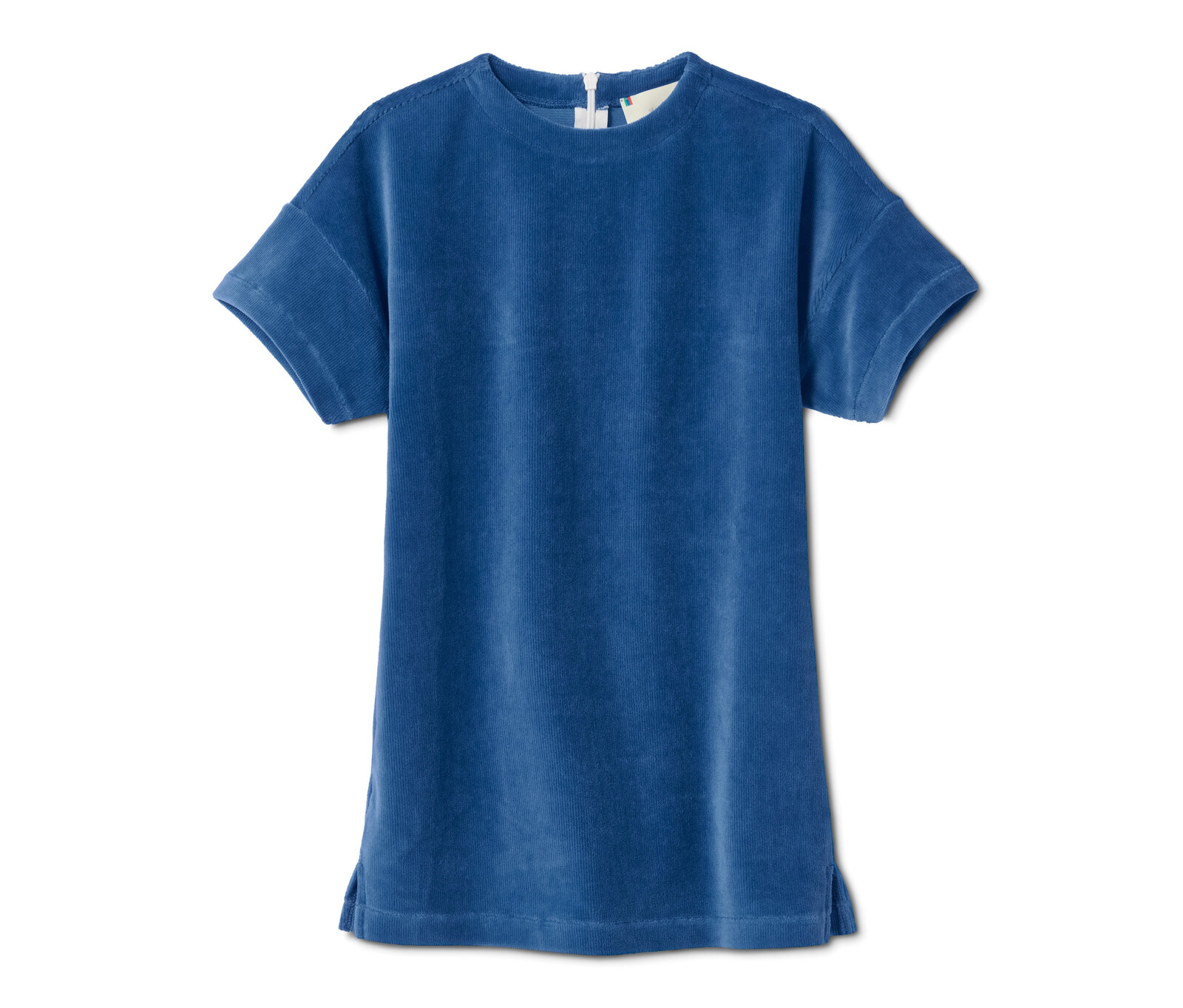 Tchibo - Strečové manšestrové šaty - pro dívky - vel. 98/104 - barva: modrá