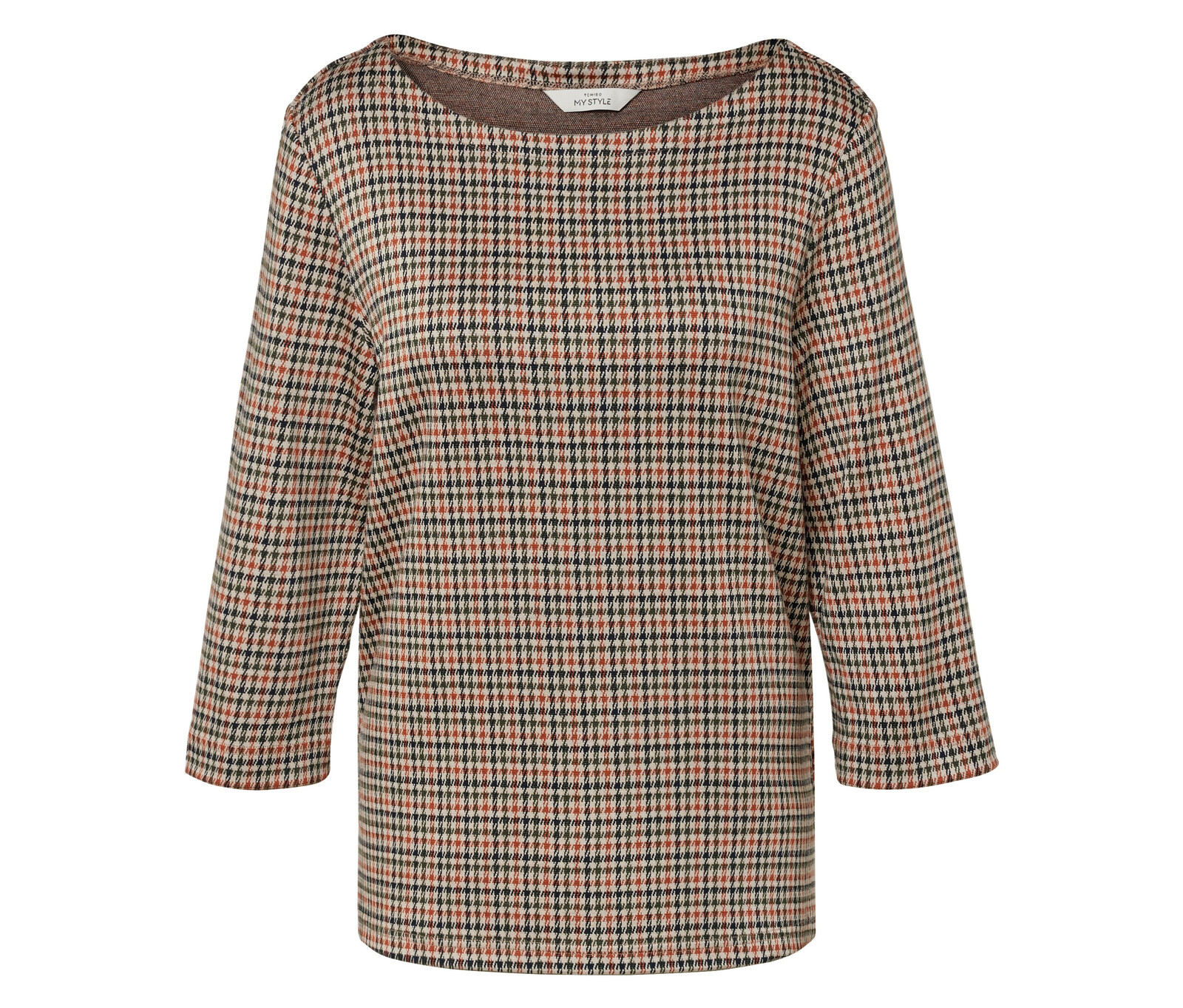 Tchibo - Mikina s 3/4 rukávem - pro ženy - vel. M 40/42 - barva: modrá/žakár