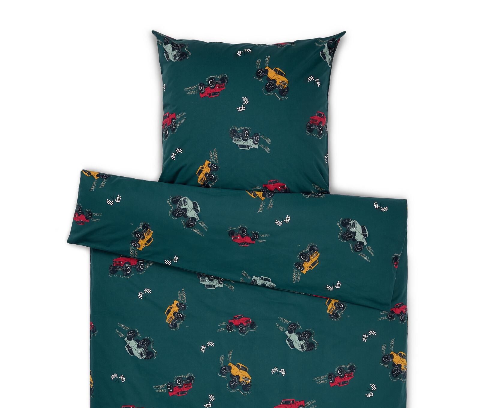 Tchibo - Dětské povlečení renforcé - barva: zelená