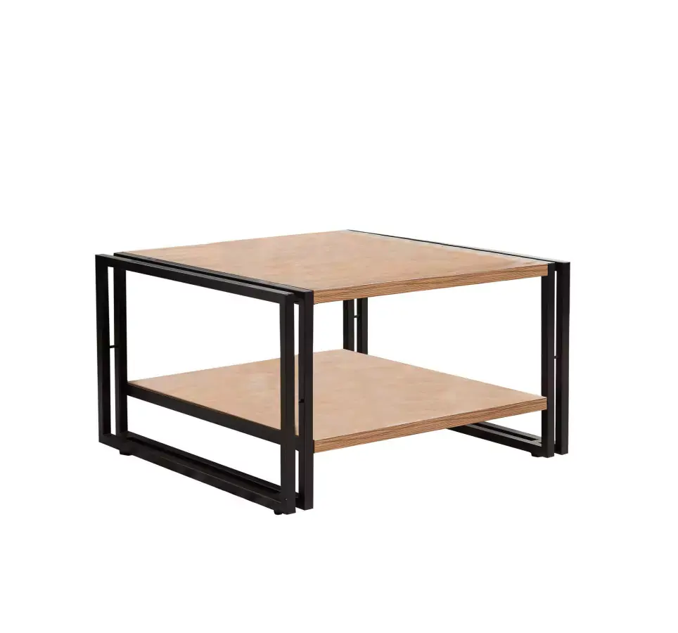 Casarredo Konferenční stolek ODERZO - borovice/černá