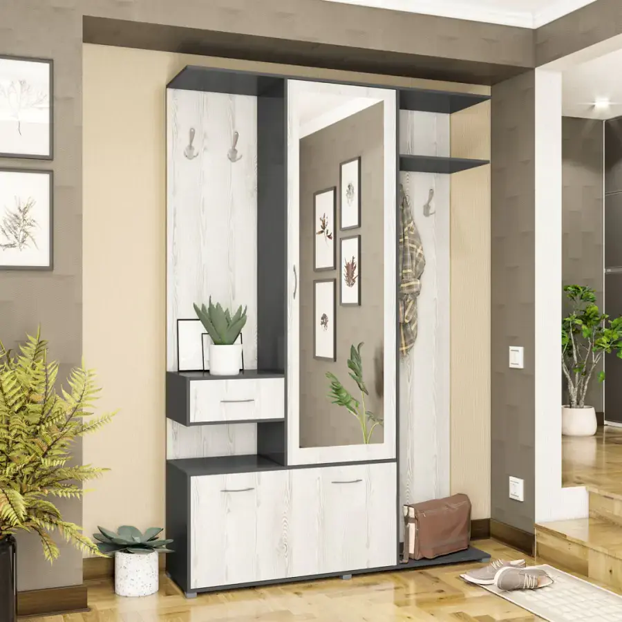 Casarredo Předsíň NEKOR - antracit/light artwood