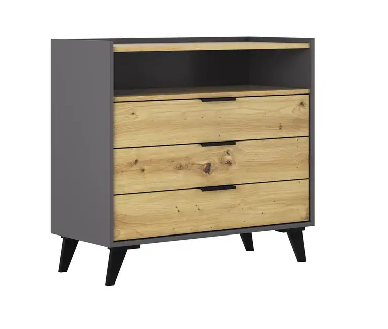 Casarredo Komoda SKOURA - dub artisan/grafit