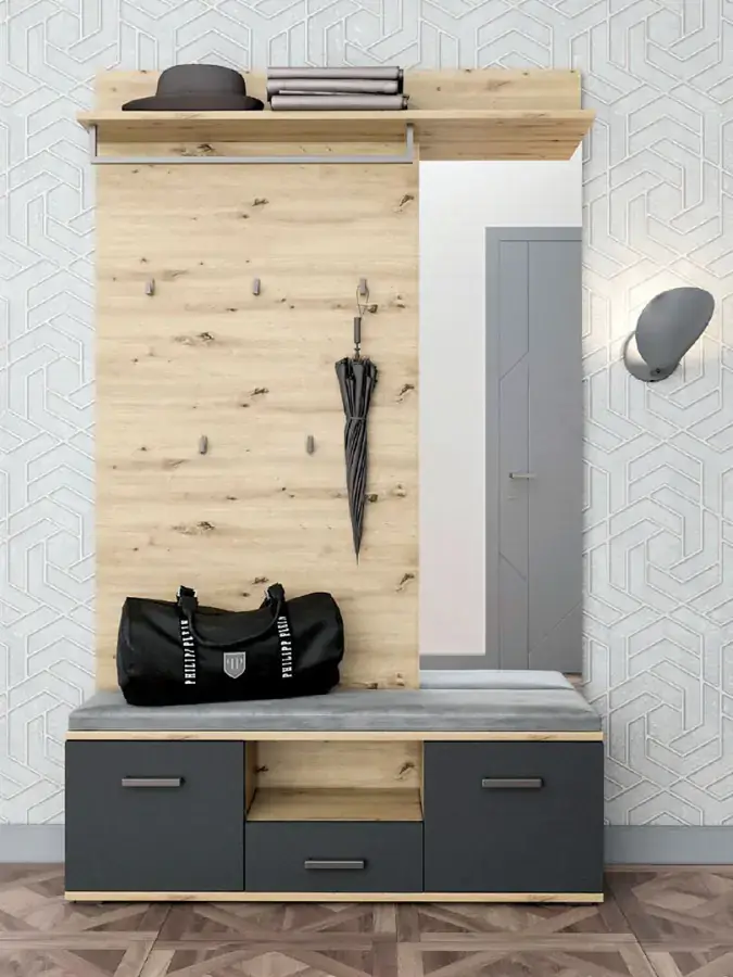 Casarredo Předsíňová sestava TANGER - dub Artisan/antracit