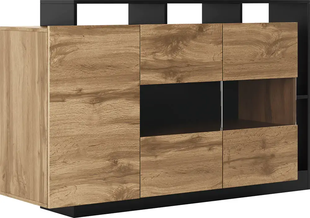 Casarredo Komoda 3D SMARA - dub/antracit