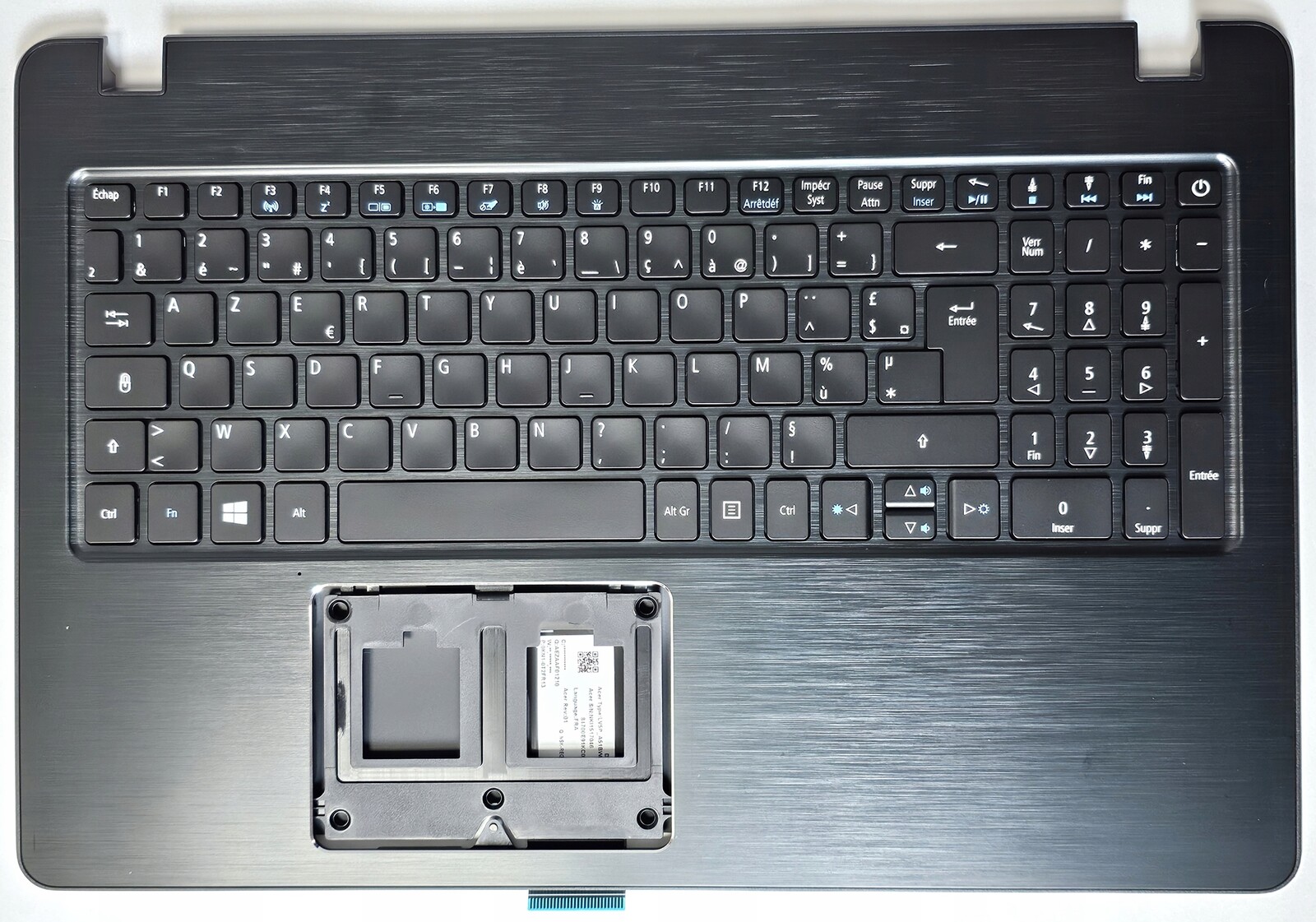 Klávesnice palmrest Acer Aspire F5-573 F5-573G F5-573T černá Azerty Tp