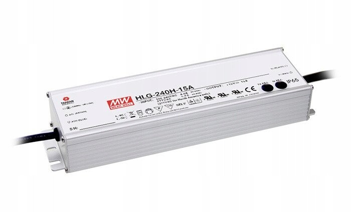 Led zdroj Mean Well Led HLG-240H-12A 240W 12V 16A Voděodolný IP67