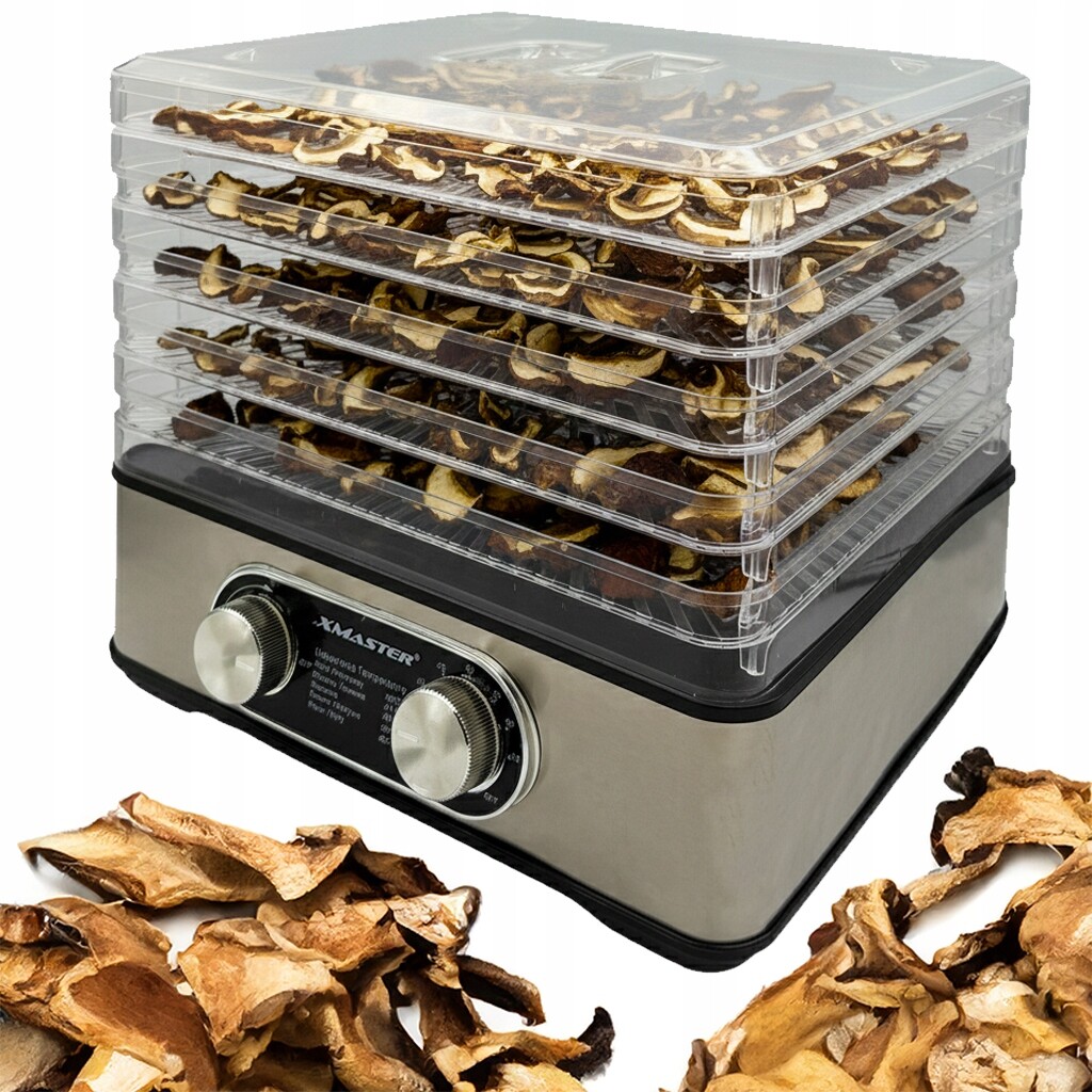 Sušička Hub Ovoce Zeleniny Nejobjemnější Termocirkulace 5 Úrovní XL