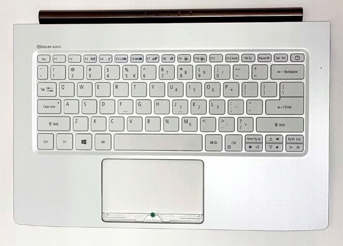 Klávesnice s krytem Acer Swift SF514-51 SF514-51G bílá Us/pl touchpad