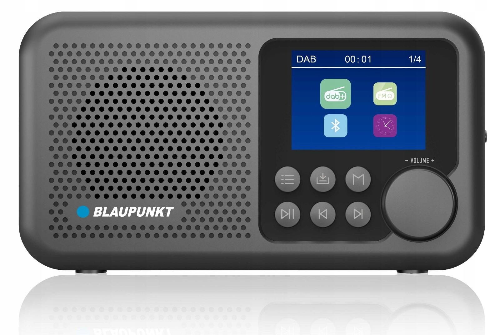 Blaupunkt DR8BK Přenosné rádio Fm Dab+ Bluetooth Aux
