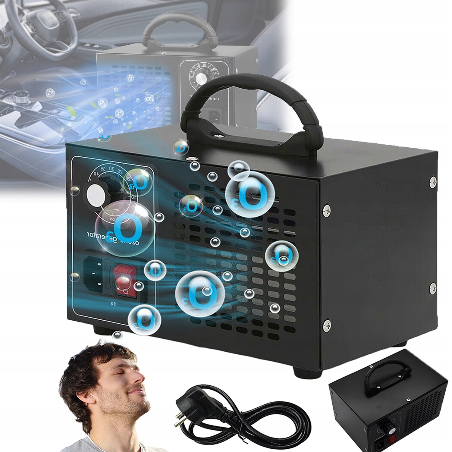 Ozonátor Generátor ozonu pro kancelářský dům auta Odstraňování pachů