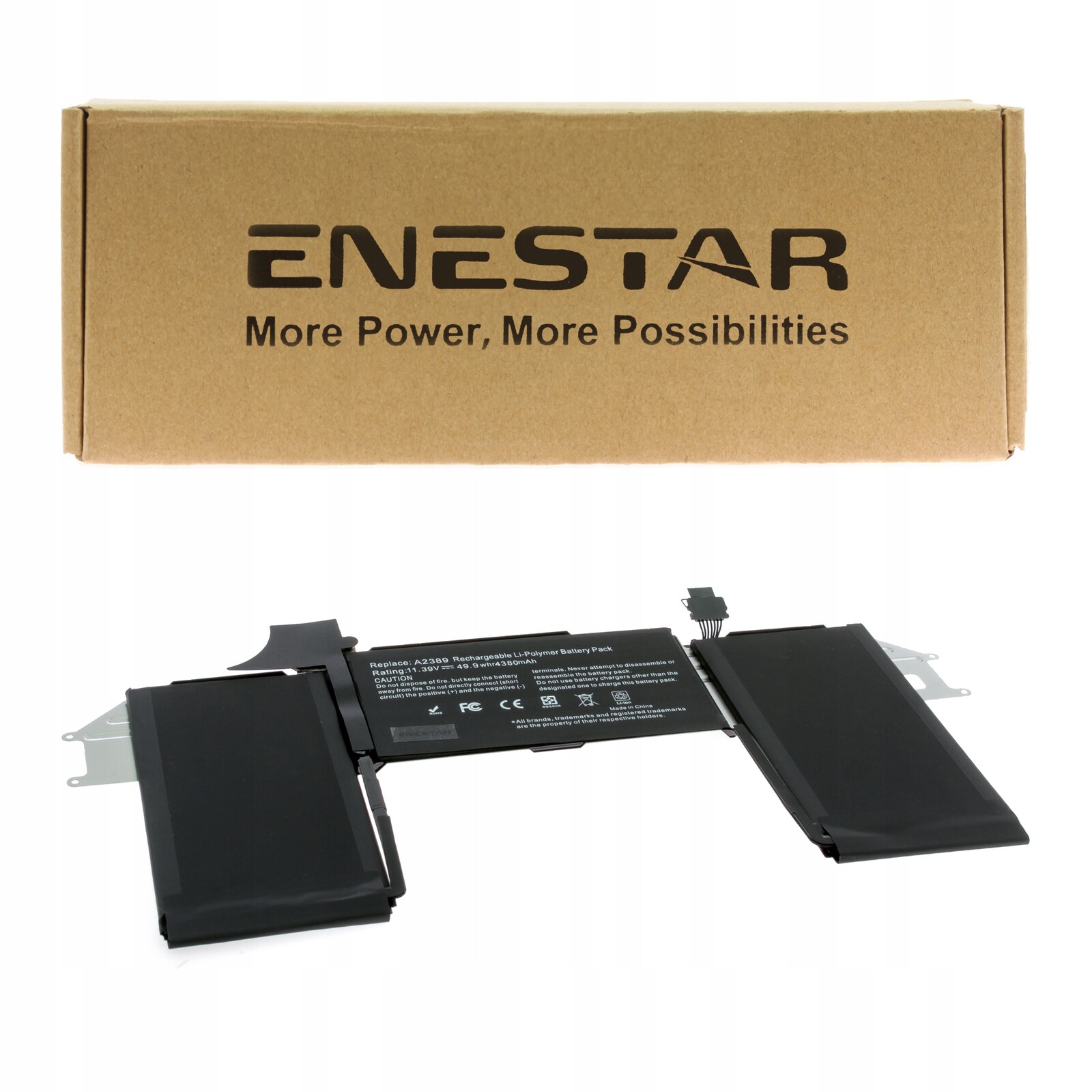 Prémiová baterie pro Apple A2337 A2389 EMC3598 MacBook Air M1 2020 13-inch