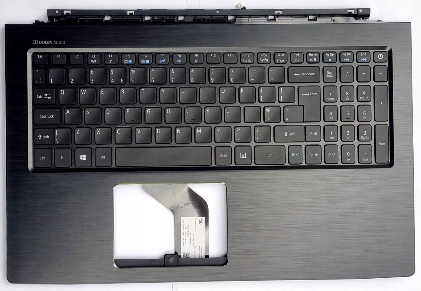 Klávesnice s krytem Acer Nitro V15 VN7-593G Uk Gtx 1050 touchpad