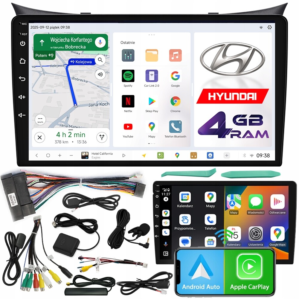 Automobilové Rádio Ncs D9 Hyundai i30 II 2012-2017 Android 4GB Lte