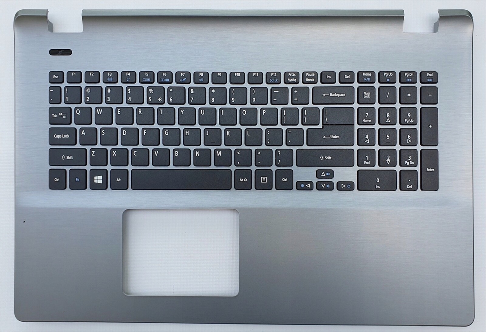 Klávesnice s krytem palmrest pro Acer Aspire E5-731 E5-771 šedá Us/pl