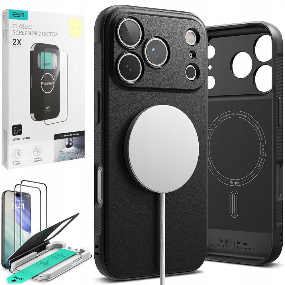 Pouzdro Ringke Onyx s MagSafe 2x Esr Sklo pro iPhone 17 Pro Max