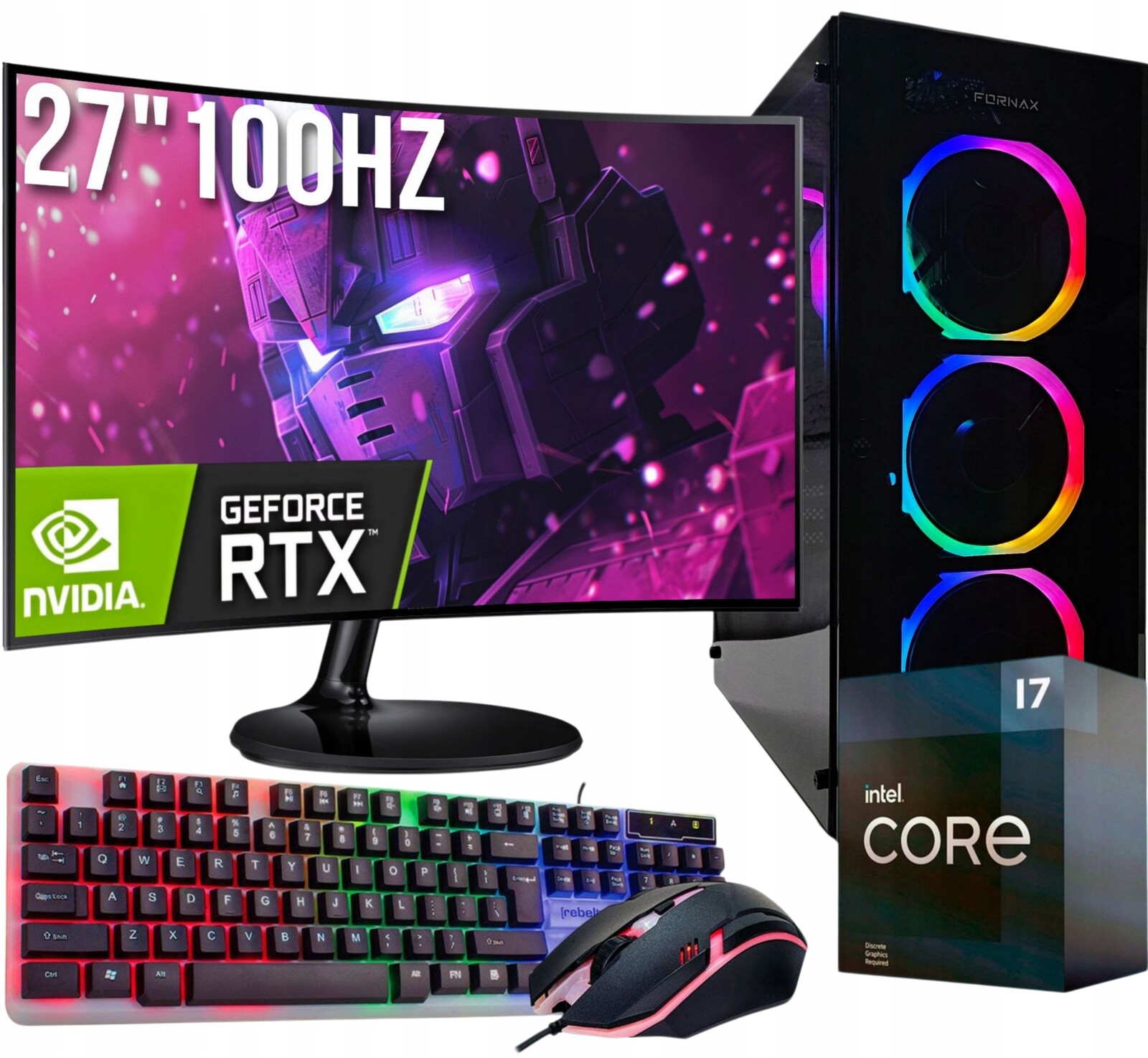 Herní Set Adronix I7 32GB Rtx 5060 8GB Monitor 27