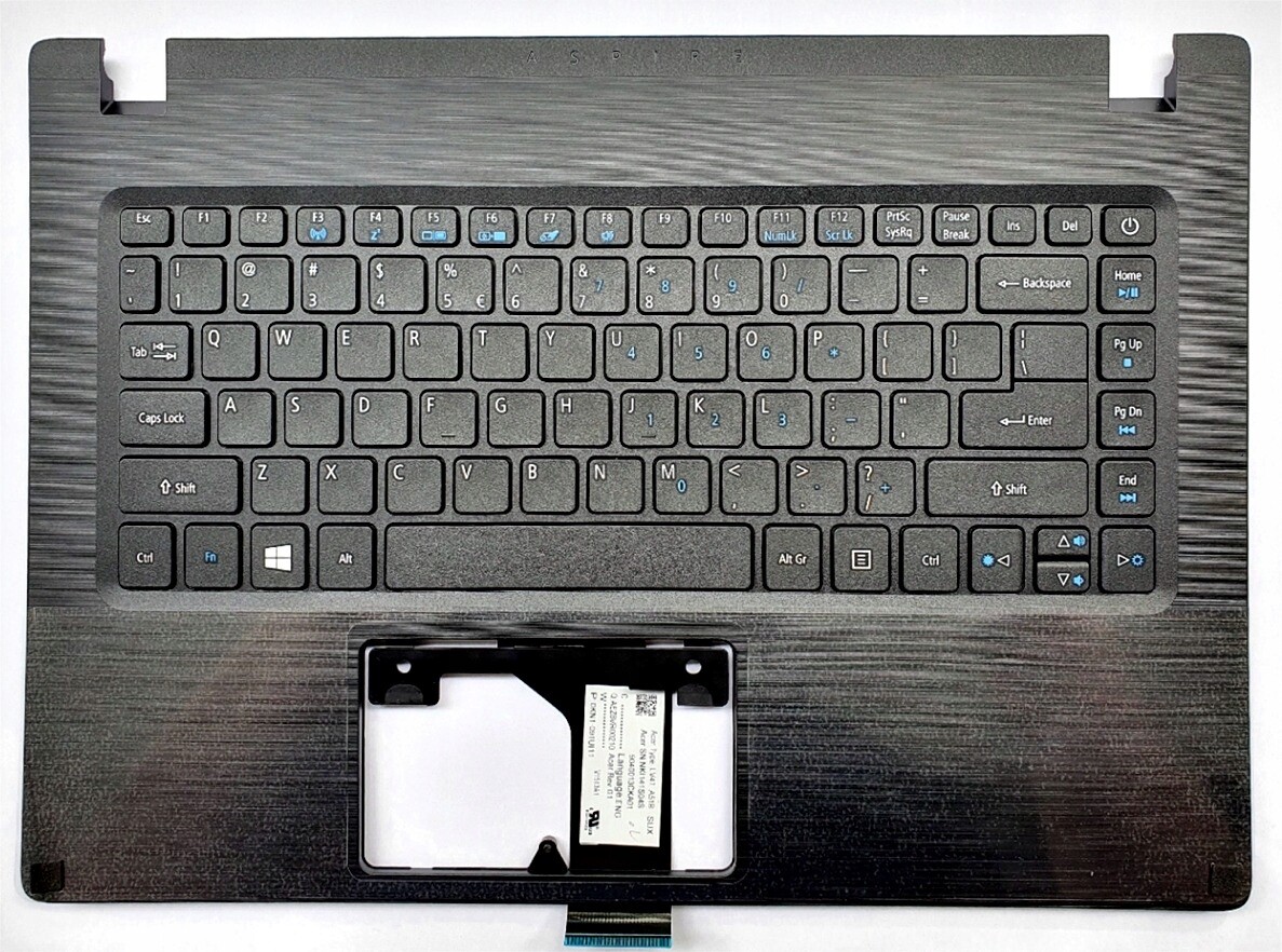 Klávesnice s krytem palmrest Acer Aspire A314-31 černá Us/pl