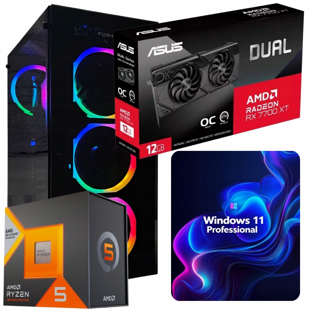 Herní Set Legion R5 7500F/32GB/RX7700XT/1TB SSD/W11