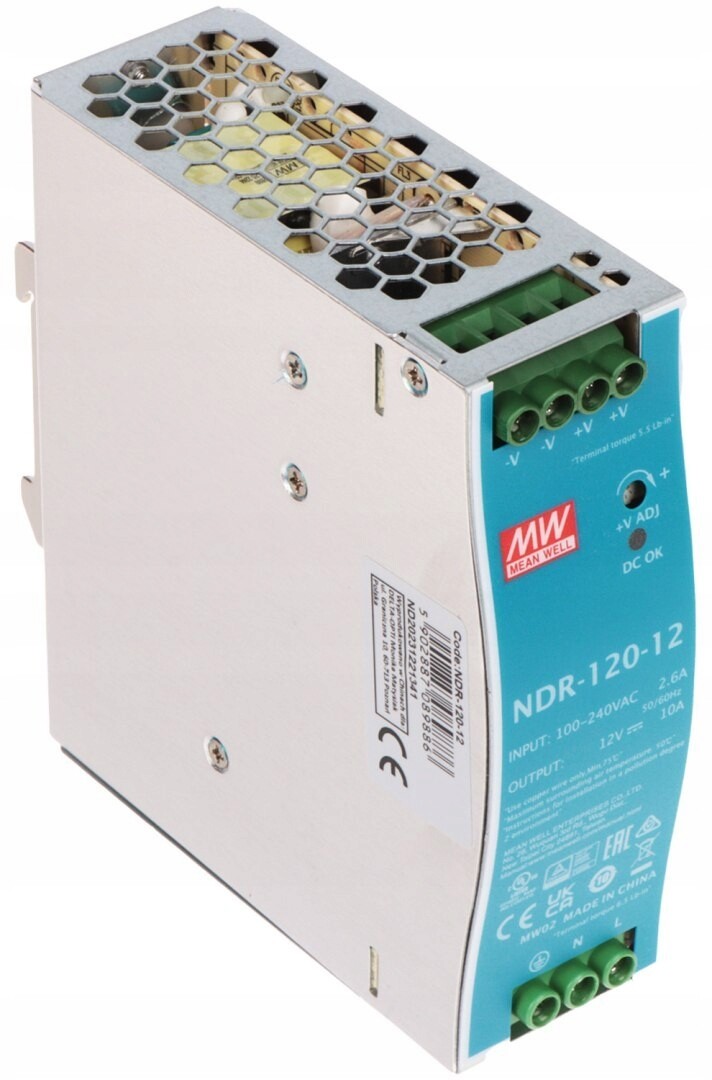 Impulsní Napájecí Zdroj NDR-120-12 Mean Well