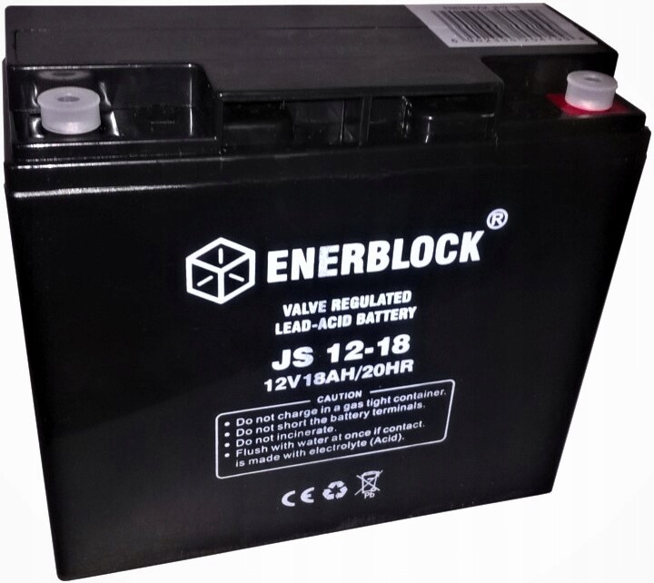 Akumulátor Enerblock 18AH JS12-18 220A Ups Kamna