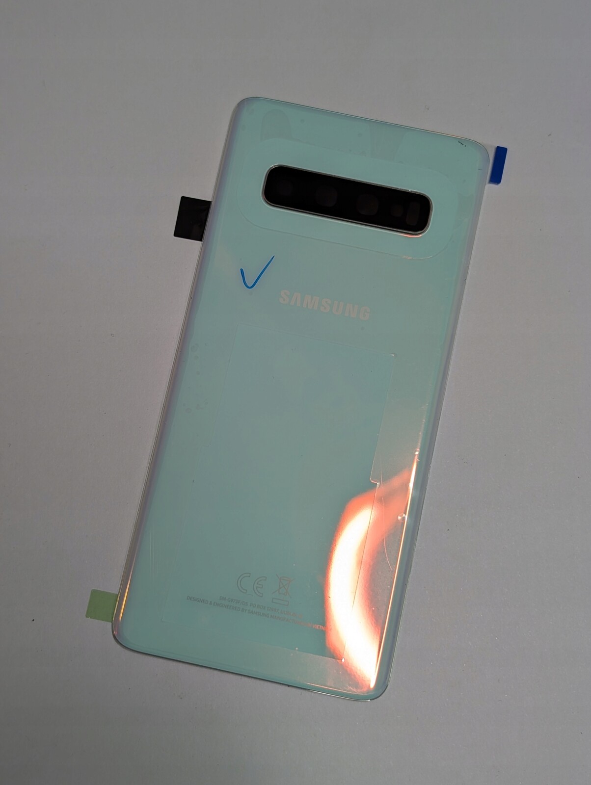 100% originální nová klapka Samsung S10 SM-G973 White bílá