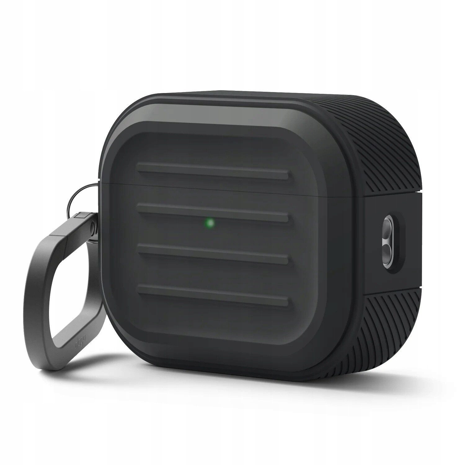 Odolné Pouzdro pro AirPods Pro 3 Elago – pouzdro Armor Hang, černé