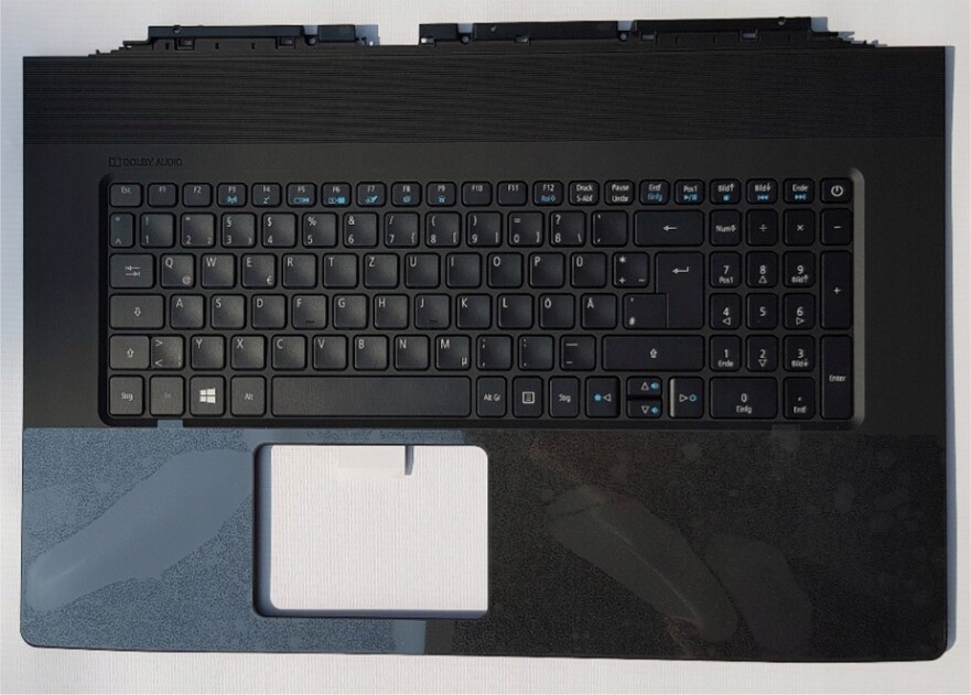 Klávesnice s krytem palmrest Acer Aspire VN7-792G Nitro německá Qwertz