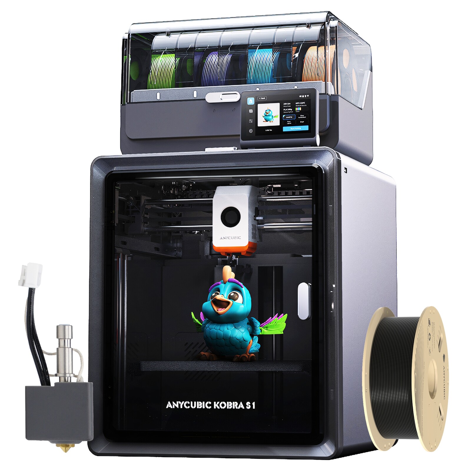 Anycubic Kobra S1 Combo 3D tiskárna Fdm Ace Pro Sada Filament Hotend