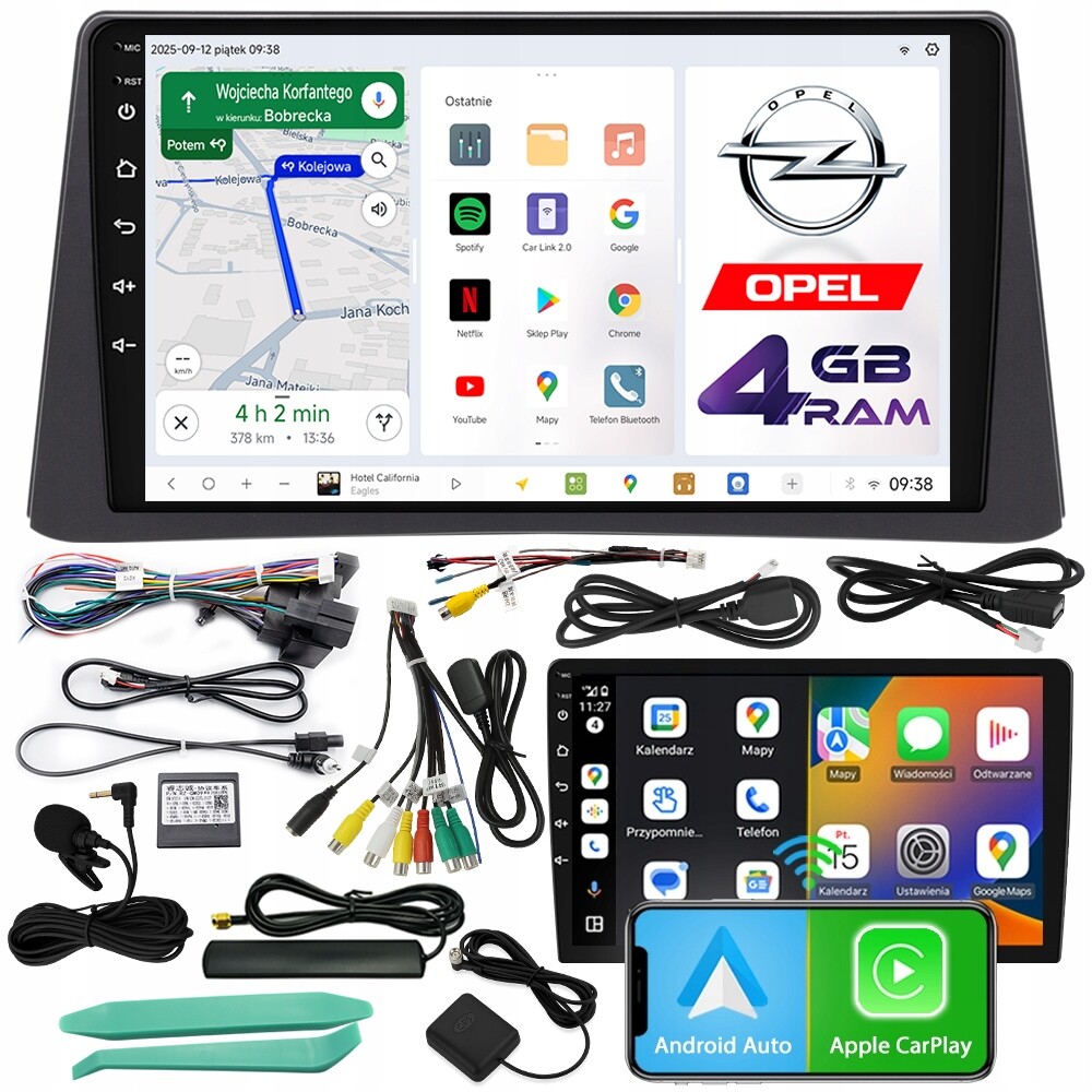 Automobilové Rádio Ncs D9 Opel Mokka 2012-2016 Android 4GB Lte