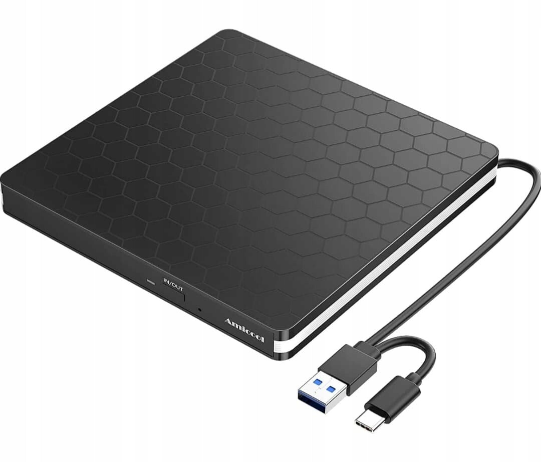 Externí CD DVD mechanika Amicool Usb 3.0 Vypalovačka
