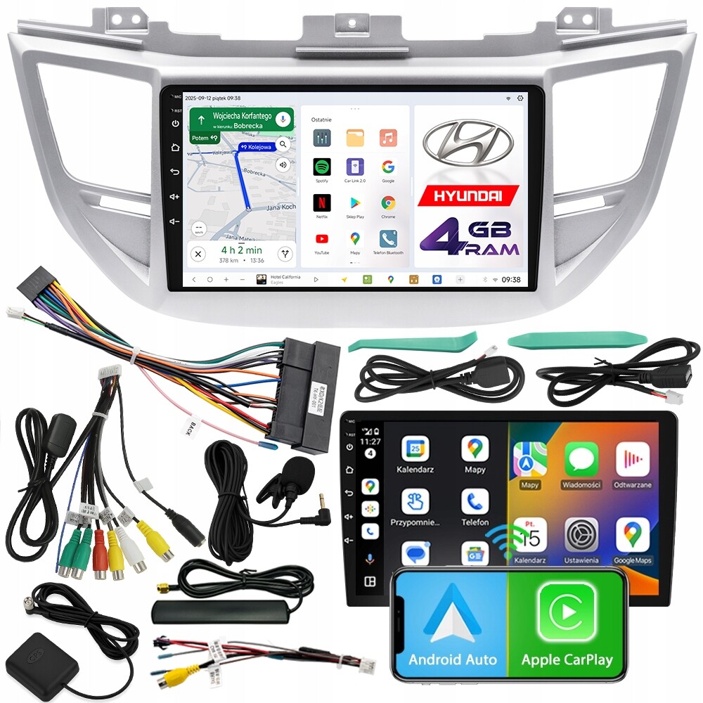 Automobilové Rádio Ncs D9 Hyundai Tucson 2015-2018 Android 4GB Lte