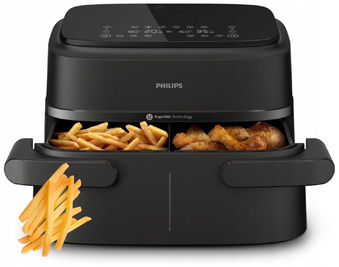 Fritéza Airfryer Philips Dual Basket Na 154/00 Dvojitý Koš XXL 7,1 L