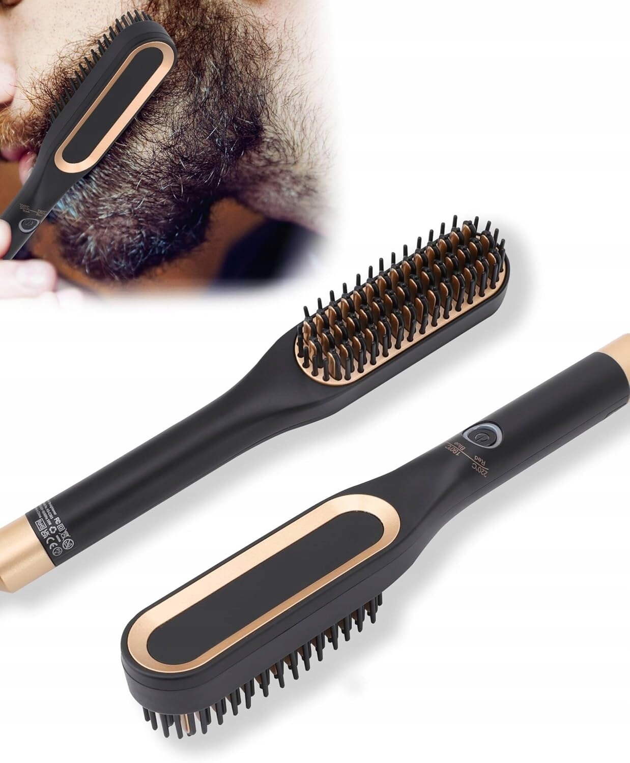 Žehlička Na Vlasy Elektrický Kartáč Na Vousy